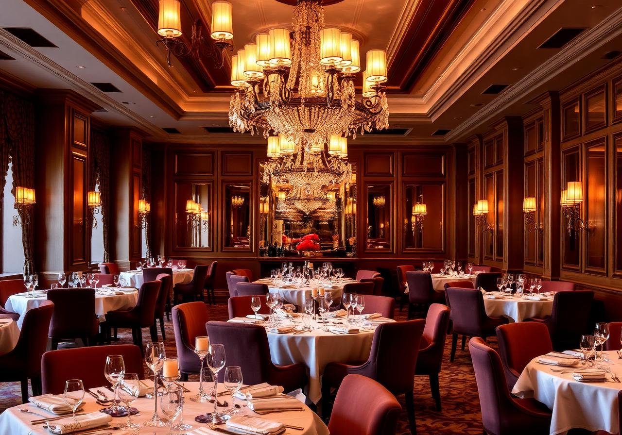 The dining room
